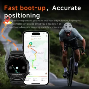 Smartwatch Com Gps Chamadas Bluetooth 530 Mah - Imagem 7