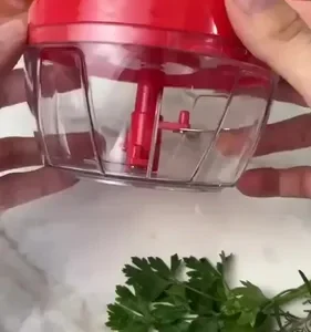 Mini Processador E Triturador De Alimentos Alho Cebola 500ml - Imagem 20