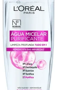 Água Micelar L'Oréal Paris 5 em 1 para Todo Tipo de Pele, 400 mL - Imagem 1