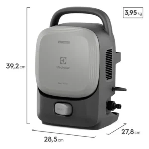 Lavadora De Alta Pressão Electrolux 1600psi 1400w De Potência Com Engate Rápido Easywash Lava Jato Lava Car Qws1600 Cinza - Imagem 3