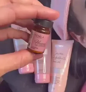 Henna Menela Castanho Escuro Padrão Profissional Para Designer De Sobrancelhas 2.5g Com Fixador E Nanotecnologia Completo - Imagem 21