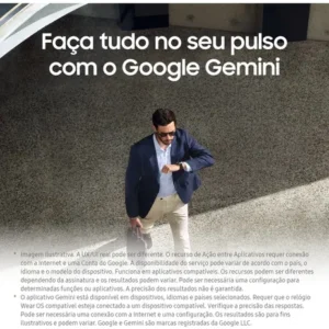 Smartwatch Samsung Galaxy Watch 8 40mm Prateado com Bluetooth e Wi-Fi - Imagem 8