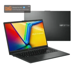 Notebook ASUS VivoBook Go 15 AMD Ryzen 5 7520U 8GB 512GB SSD KeepOS Tela 15,6" FHD Mixed Black - E1504FA-NJ732 - Imagem 1