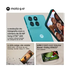 Smartphones Motorola Moto G47 5g - 128gb 12gb (4gb Ram + 8gb Ram Boost), Camera 50 Mp Sony Lytia 600, Tela Fhd+ De 120hz - Grafite - Imagem 9