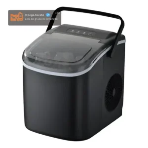 Máquina Fabricadora De Gelo 15kg Portátil Oninstek Cor Preto - Imagem 1