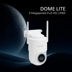 Câmera de segurança Externa Wifi Dome Lite Prova da Água Resistente Ip66 Ekaza Branco - Imagem 3