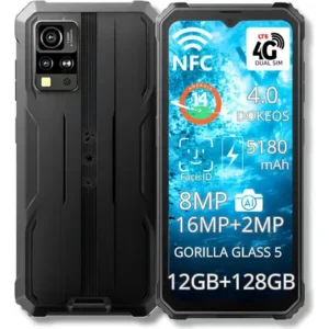 Cat S52 -blackview Bv4800 Pro Robusto 12gb 128gb Nfc 4g Dual - Preto - Imagem 1