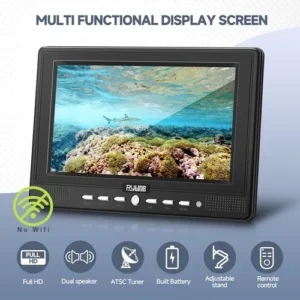 Tv Portátil Rywob 18cm Com Bateria Recarregável - Imagem 2