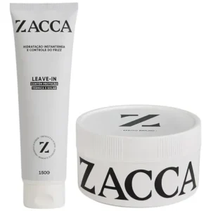 Kit Leave In E Cera Modeladora Efeito Brilho Zacca Fixacao - Imagem 1
