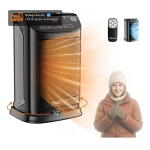 Ceramic Aquecedor Eletrico Portatil Para Uso Interno 120v - Imagem 1