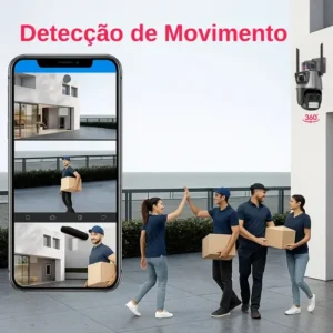 Câmera De Segurança App V3 Alarme Lente Dupla 6mp Wi-fi - Imagem 10