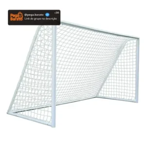 Par Rede Gol Futsal Futebol De Salão Fio 2mm Proteção U.v. - Imagem 1