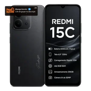 Smartphone Xiaomi Redmi 15c 256gb 8gb Ram Dual Sim - Imagem 1