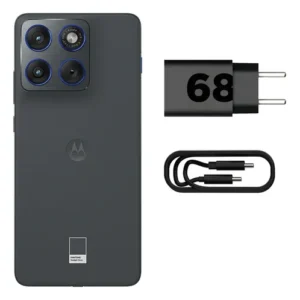 Smartphone Motorola Edge 70 5g - 256gb 24gb (8gb Ram+16gb Ram Boost), Ultrafino, 3 Cameras 50mp, Tela 1.5k Extreme Amoled 120hz - Preto - Imagem 5
