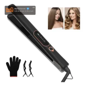 Chapinha Profissional Dodo 230°C Íons Cerâmica Bivolt Alisadora Cabelo - Imagem 1