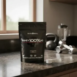 Suplemento em pó Black Skull Whey 100% HD sabor Cookies & Cream 900 g - Imagem 3