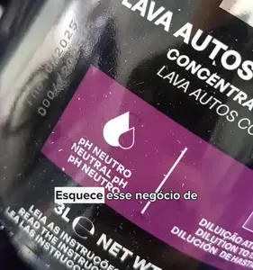 V floc Shampoo Automotivo Neutro Concentrado 3L Vonixx - Imagem 5