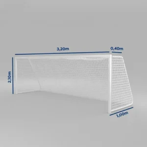 Par Rede Gol Futsal Futebol De Salão Fio 2mm Proteção U.v. - Imagem 9