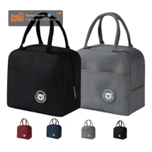 Kit 2 Bolsa Marmita Térmica Lancheira Academia Trabalho Dia - Imagem 1
