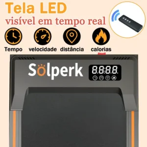 Esteira Elétrica Plana Residencial Preta Cor Preto Bluetooth - Imagem 7