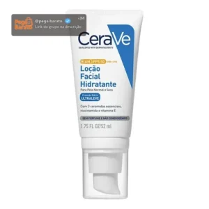 Cerave Loção Facial Hidratante Com Proteção Solar Fps50 52ml - Imagem 1