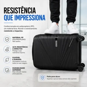 Kit Mala 10kg Viagem Expansiva Bordo Avião Bagagem - Imagem 4