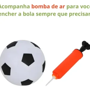 Kit Mini Golzinho Duas Trave Futebol Gol Infantil Bola - Imagem 7