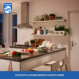 Kit 10 Lampada Led Bulbo Philips 9w Branco Quente 3000k E27 100/240v - Imagem 10