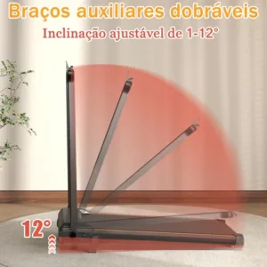 Esteira Elétrica Plana Residencial Preta Cor Preto Bluetooth - Imagem 8
