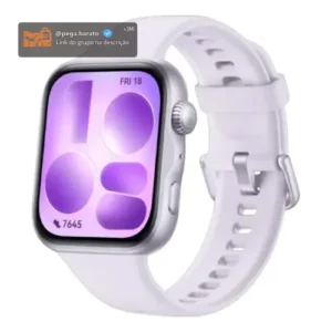 Smartwatch HUAWEI WATCH FIT 5 AMOLED de 182" Design Leve Mini Treino Bateria com Até 10 Dias 64 GB Gerenciamento Avançado da Saúde Monitor do Sono SpO2 GPS Compatível com iOS e Android Roxo - Imagem 1