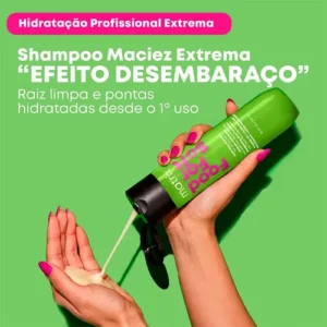 Shampoo Vegano Hidratação Cabelos Secos Food For Soft Matrix 300ml - Imagem 3