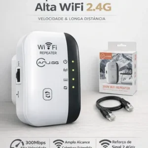 Repetidor De Sinal Alta Wifi 2.4g Velocidade Longa Distância - Imagem 3