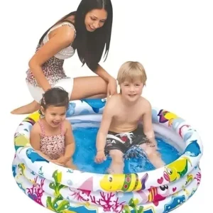 Piscina Inflável Redonda Wellmix 180L PVC Summer Fun para Crianças - Imagem 2