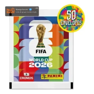 Kit 350 Figurinhas Do Álbum Copa Do Mundo 2026- 50 Envelopes - Imagem 1