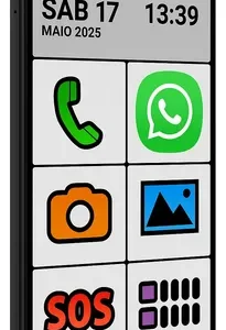 Smartphone Do Idoso Samsung Galaxy 128gb Ícones Grandes - Imagem 5