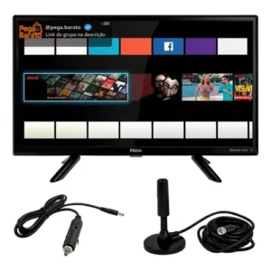 Tv Smart Digital 12v 24 Pol 12 Volts Para Caminhão + Antena - Imagem 1