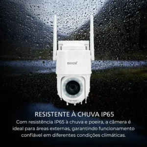 Câmera de segurança Externa Wifi Dome Lite Prova da Água Resistente Ip66 Ekaza Branco - Imagem 11