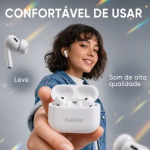 Basike Fone De Ouvido Sem Fio Bluetooth Para Bluetooth 5.3 - Imagem 3