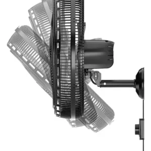 Ventilador Britânia De Parede 6 Pás Preto 47 Cm Bvt575 47 Cm 60 Preto Plástico 6 - Imagem 4