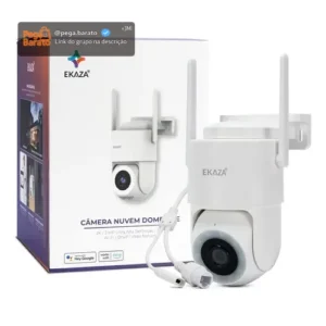 Câmera de segurança Externa Wifi Dome Lite Prova da Água Resistente Ip66 Ekaza Branco - Imagem 1