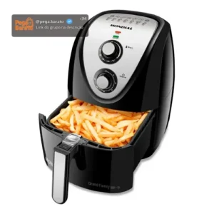 Fritadeira elétrica sem óleo Mondial Cozinha AFN-50 5L preta e inox - Imagem 1