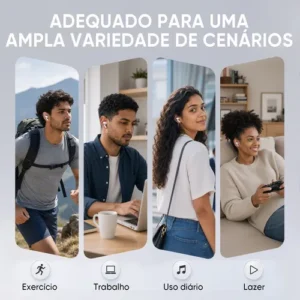 Basike Fone De Ouvido Sem Fio Bluetooth Para Bluetooth 5.3 - Imagem 10