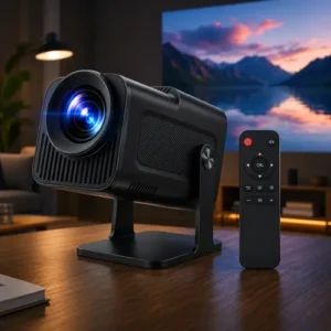 Projetor HY320 Hardline Smart TV Android WiFi 6 390 ANSI Lumens Full HD Suporte 4K HDMI Bluetooth HY 320 85-200 Polegadas Alto Falante Com Controle Remoto Bivolt Portátil - Imagem 7