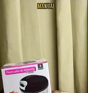 Mini Processador E Triturador De Alimentos Alho Cebola 500ml - Imagem 13