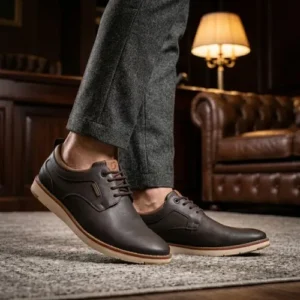 Sapato Social Masculino Oxford Elegante Casamento Trabalho - Imagem 5