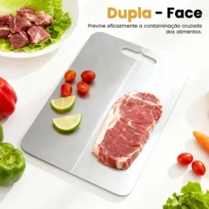 Tábuas De Corte Inox 304, 2 Peças Carne Corte Para Cozinha - Imagem 3