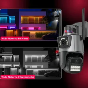 Câmera De Segurança App V3 Alarme Lente Dupla 6mp Wi-fi - Imagem 8
