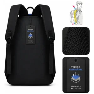 Mochila Masculina Urbana Chl Resistente 35l Impermeável - Imagem 6