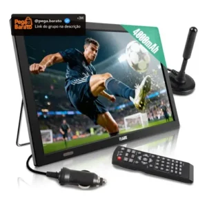 Tv Portátil Rywob 15.6 Hd 4000mah Bateria Hdmi Usb - Imagem 1