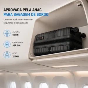 Kit Mala 10kg Viagem Expansiva Bordo Avião Bagagem - Imagem 9